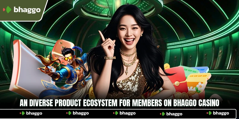 An diverse product ecosystem for members on Bhaggo Casino