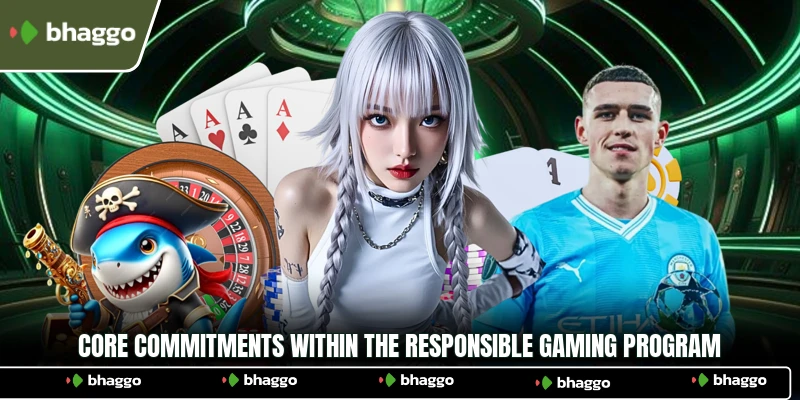 Core commitments within the Responsible Gaming program